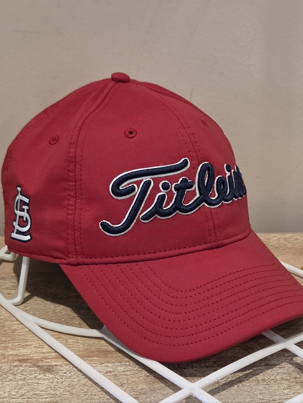 Titleist x MLB St. Louis Cardinals Performance Snapback Golf Hat - Red and Navy